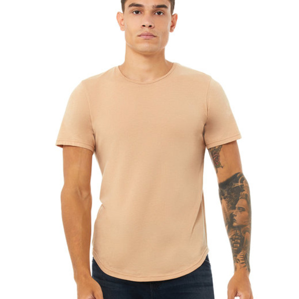 FWD Fashion Men's Curved Hem Short Sleeve T-Shirt Thumbnail