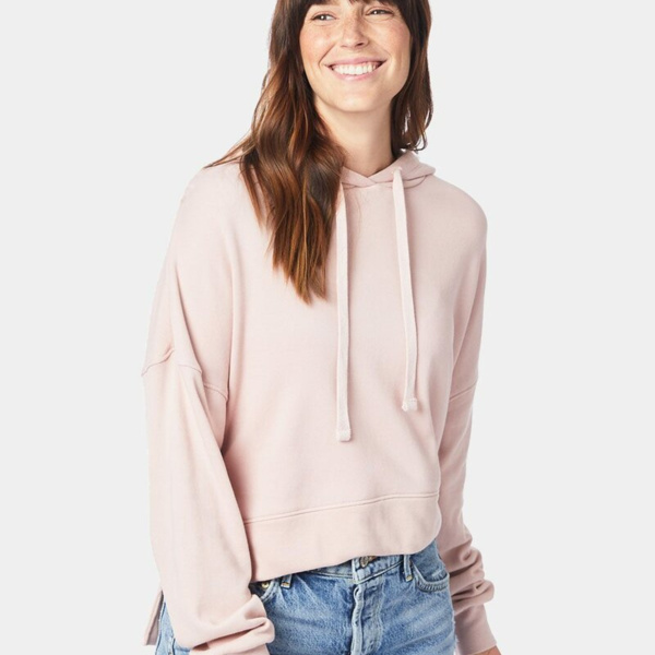 Women's Eco-Washed Terry Hoodie Thumbnail