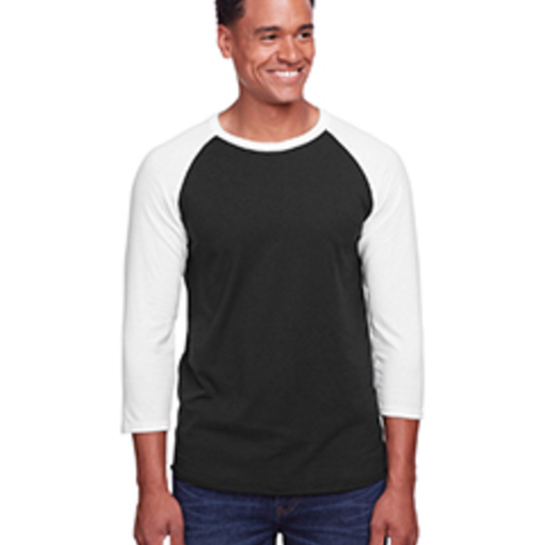 Unisex Three-Quarter Sleeve Raglan T-Shirt Thumbnail