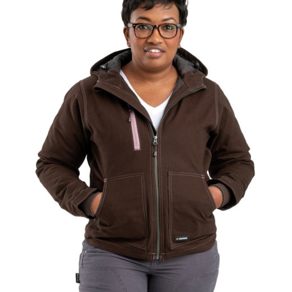 Ladies' Softstone Modern Full-Zip Hooded Jacket Thumbnail