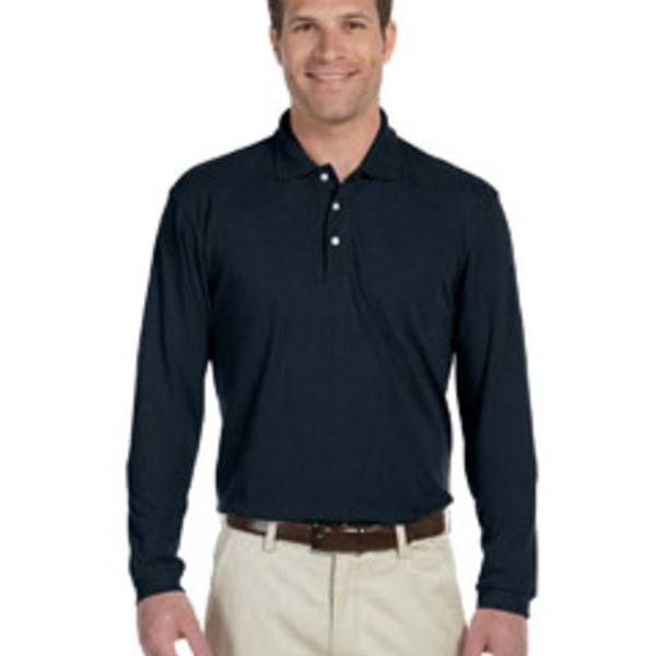 Men's Easy Blend™ Long-Sleeve Polo Thumbnail
