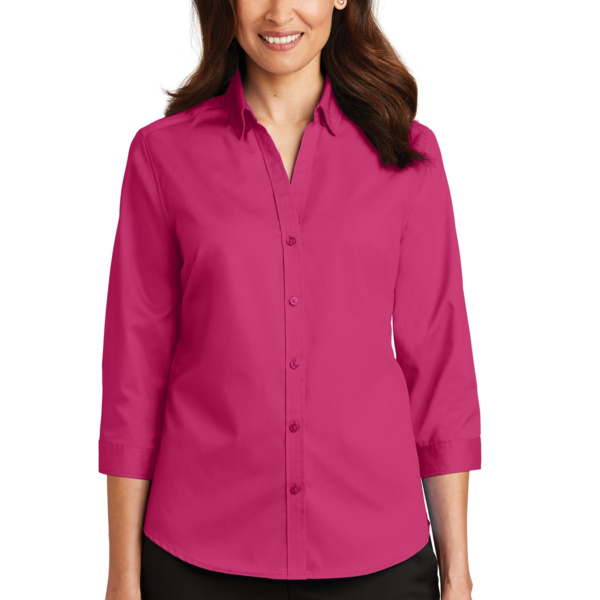 Women's 3/4 Sleeve SuperPro Twill Shirt Thumbnail