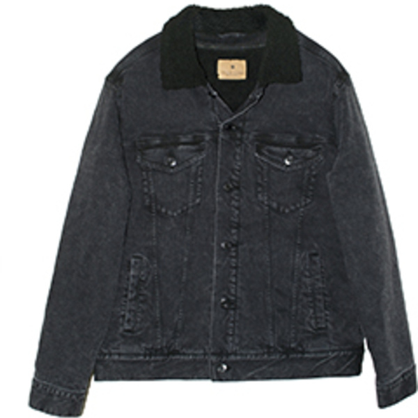 Unisex Sherpa-Lined Denim Jacket Thumbnail